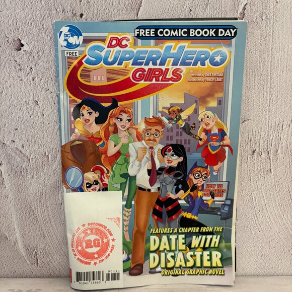 5 for $15 📕DC Super Hero Girls Promo Date with Disaster Comic book (SKU: 313MI) - Picture 1 of 4